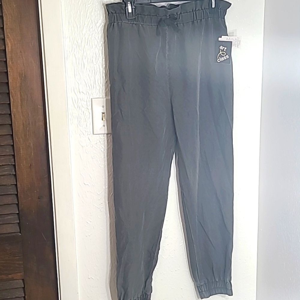 Art Class Smock Waist Pants, Charcoal Gray, Size XL,  NWT
